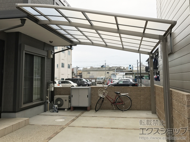 京都府京都市のLIXIL リクシル（トステム）のカーポート ルーフポートシグマIII 積雪〜20cm対応 施工例