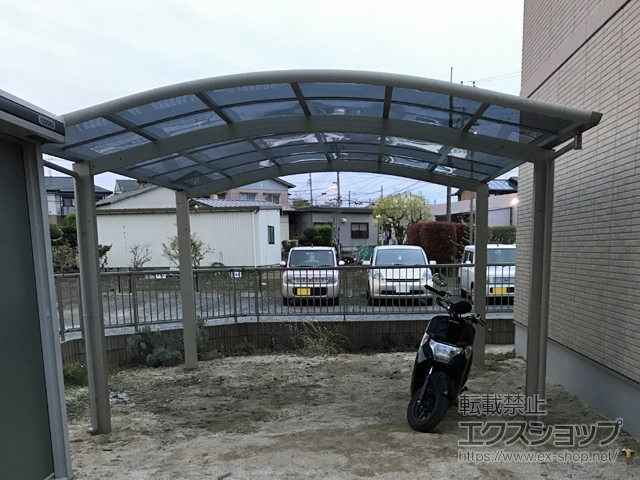 茨城県水戸市ののカーポート レイナツインポートグラン　積雪〜20cm対応 施工例