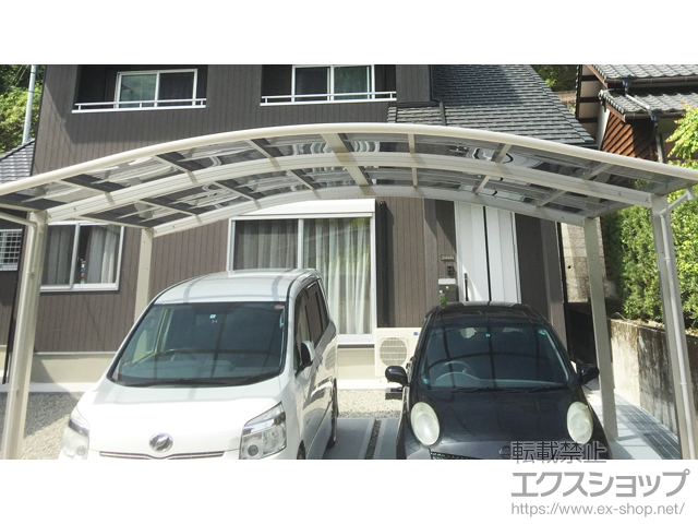 大分県佐伯市ののカーポート レイナツインポートグラン　積雪〜20cm対応 施工例