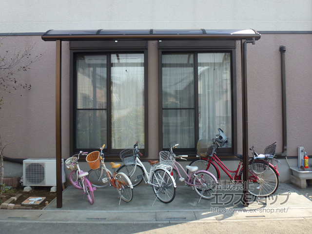 埼玉県鶴ヶ島市ののテラス屋根 プレシオステラス R型 テラスタイプ 単体 積雪〜20cm対応 施工例