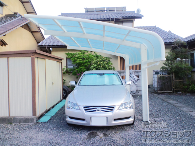 長野県長野市ののカーポート レイナキャップポートグラン　積雪〜20cm対応 施工例