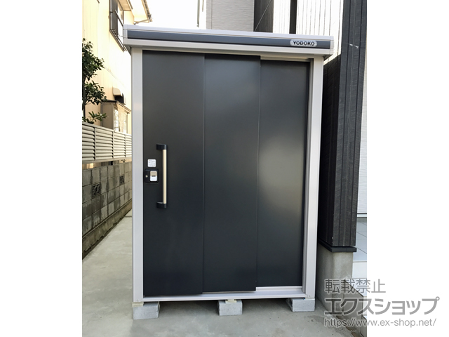 新潟県新潟市のの物置・屋外倉庫 エルモ 一般型 1520×2220×2117 LMD-1522-SM 施工例