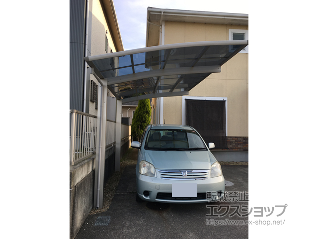 愛媛県伊予市ののカーポート プレシオスポート 積雪〜20cm対応 施工例