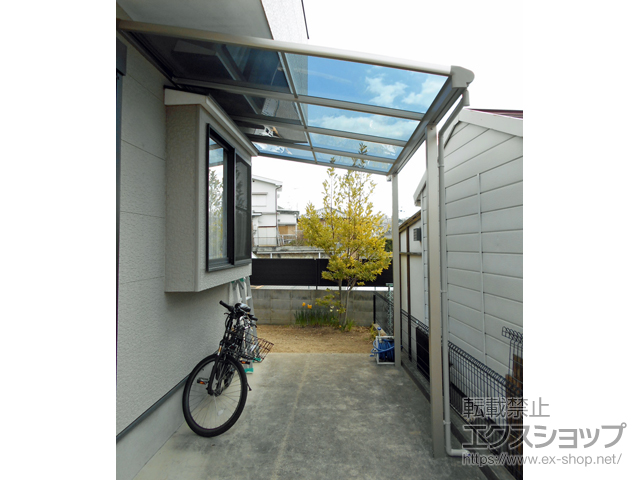 兵庫県明石市ののテラス屋根 ヴェクターテラス F型 テラスタイプ 単体 積雪〜20cm対応 施工例