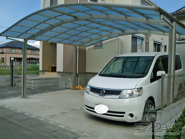 埼玉県加須市ののカーポート レイナツインポートグラン　積雪〜20cm対応 施工例