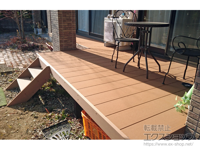 宮崎県日向市ののウッドデッキ リウッドデッキ 200 施工例