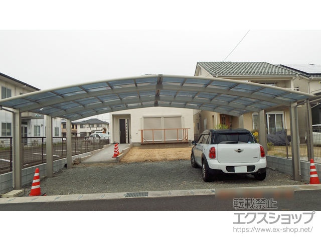 岐阜県岐阜市ののカーポート レイナトリプルポートグラン　積雪〜20cm対応 施工例