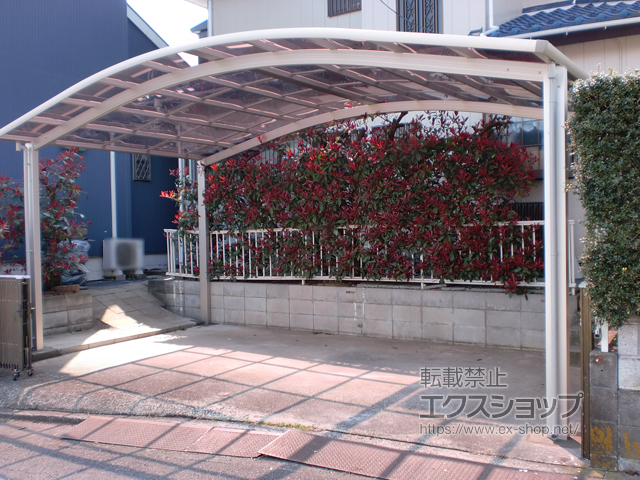 神奈川県川崎市ののカーポート レイナツインポートグラン　積雪〜20cm対応 施工例