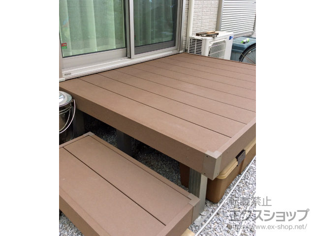 東京都府中市ののウッドデッキ リウッドデッキ 200 施工例