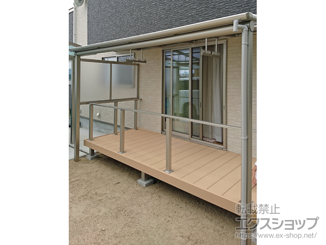 広島県尾道市ののウッドデッキ リウッドデッキ 200 施工例