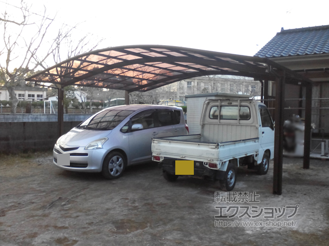 鹿児島県志布志市ののカーポート レイナツインポートグラン　積雪〜20cm対応 施工例