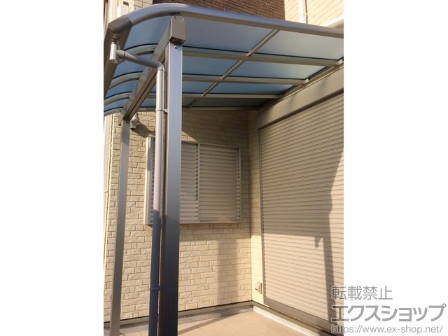 東京都昭島市ののテラス屋根 ヴェクターテラス R型 1500 テラスタイプ 単体 積雪〜50cm対応 施工例