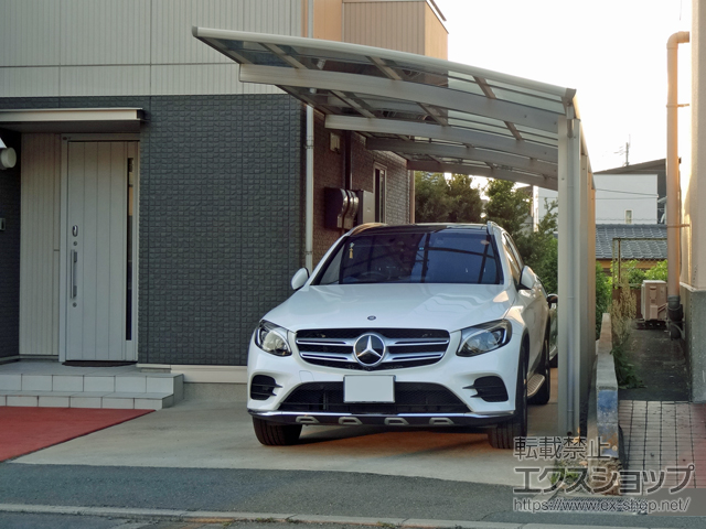 熊本県熊本市ののカーポート プレシオスポート 縦連棟 積雪〜20cm対応 施工例