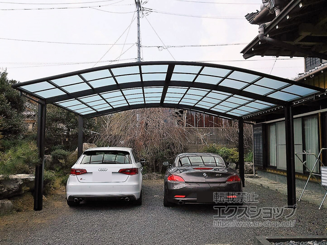 三重県志摩市ののカーポート レイナツインポートグラン　積雪〜20cm対応 施工例