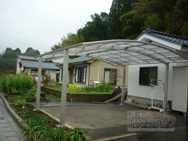 宮崎県延岡市ののカーポート レイナツインポートグラン 積雪〜20cm対応 施工例