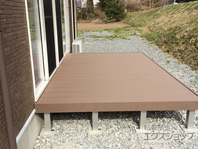 長野県東筑摩郡朝日村ののウッドデッキ リウッドデッキ 施工例