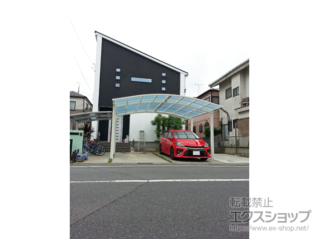 埼玉県春日部市ののカーポート レイナツインポートグラン　積雪〜20cm対応 施工例