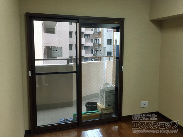 福岡県福岡市のの二重窓（内窓） プラマードU 引違い窓 2枚建 施工例