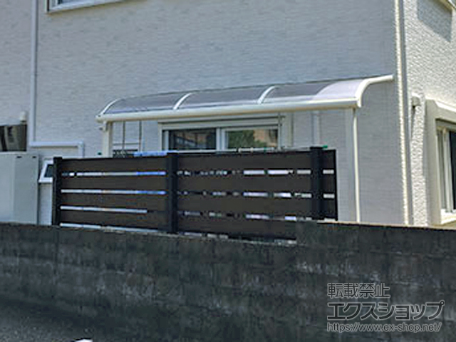 京都府宇治市ののテラス屋根 ヴェクターテラス R型 テラスタイプ 単体 積雪〜20cm対応 施工例