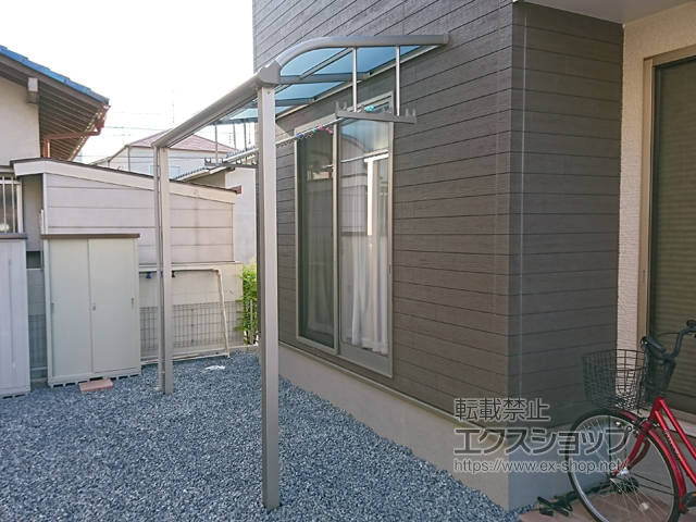 岡山県岡山市ののテラス屋根 ヴェクターテラス R型 テラスタイプ 単体 積雪〜20cm対応 施工例