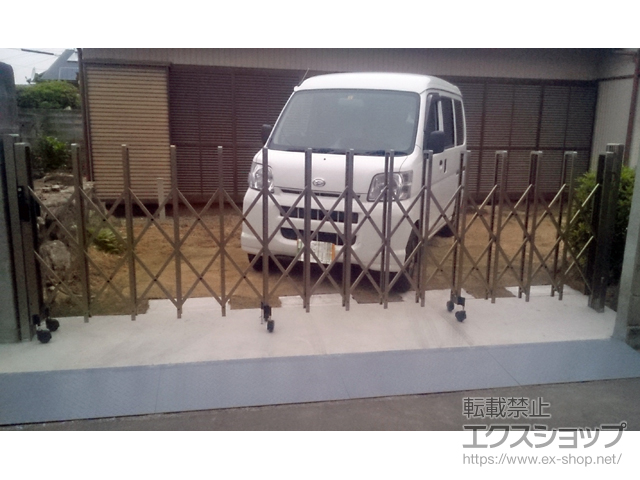 香川県高松市ののカーゲート トリップゲート RB型 ノンレール 片開き 41S 施工例