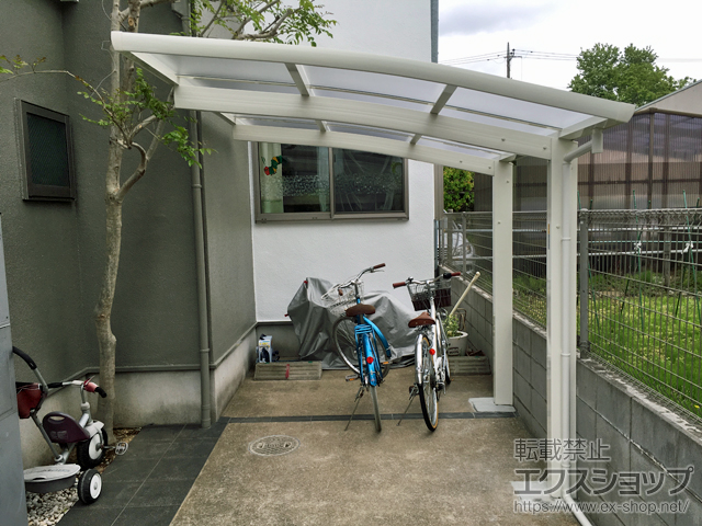 東京都足立区ののサイクルポート・駐輪場 レイナポートグランミニ 積雪〜20cm対応 施工例