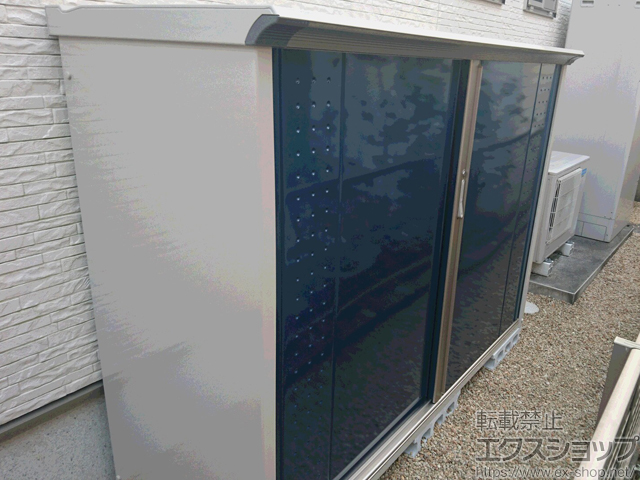 三重県四日市市のの物置・屋外倉庫 グランプレステージジャンプ 1879×650×1400 GP-196C-F-DB 施工例