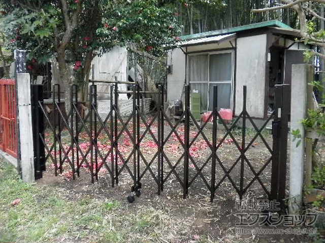 千葉県四街道市ののカーゲート トリップゲート RA型 ノンレール 片開き 30S 施工例