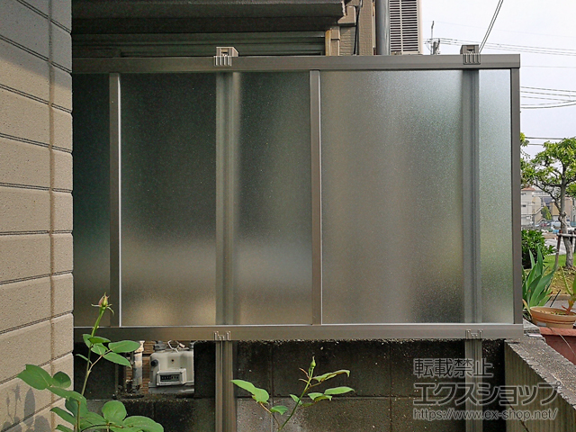 兵庫県尼崎市ののフェンス・柵 ライシスフェンスP型 多段柱 施工例