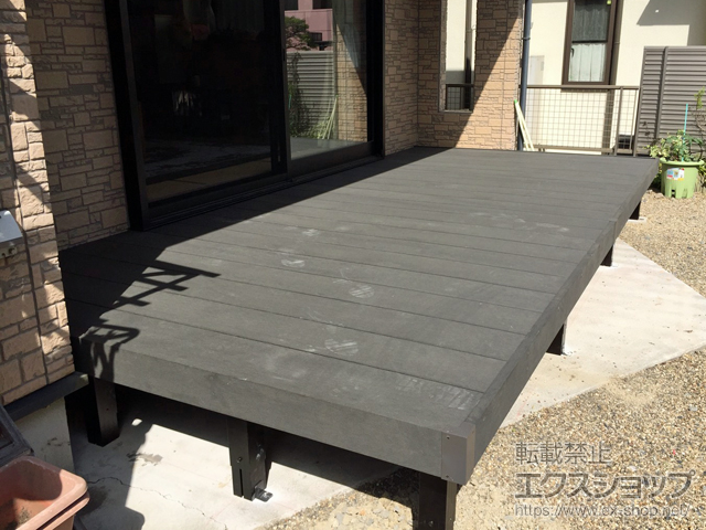 三重県桑名市ののウッドデッキ リウッドデッキ 200 施工例