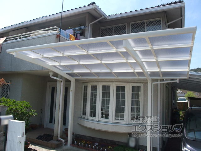 兵庫県神戸市ののカーポート レイナポートグラン 積雪〜20cm対応 施工例