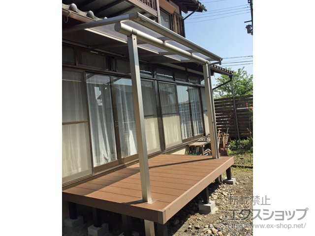 滋賀県近江八幡市ののウッドデッキ リウッドデッキ 200 施工例