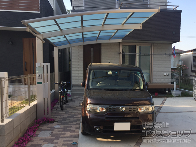 神奈川県厚木市ののカーポート レイナポートグラン　積雪〜20cm対応 施工例