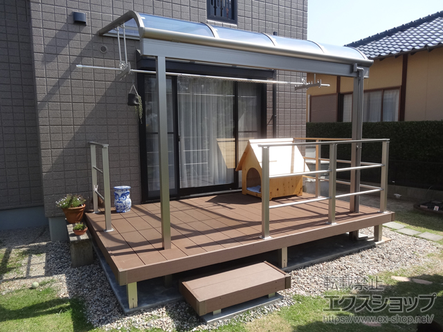 佐賀県唐津市ののウッドデッキ リウッドデッキ 200 施工例