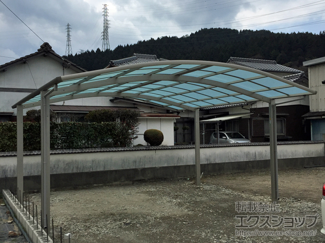 愛媛県新居浜市ののカーポート レイナツインポートグラン　積雪〜20cm対応 施工例