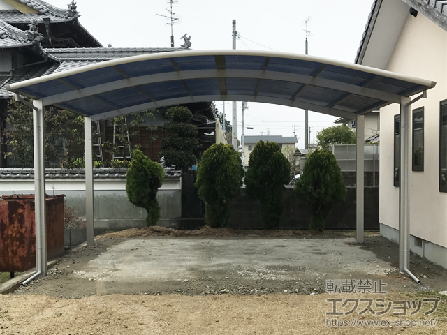 愛媛県今治市ののカーポート レイナツインポートグラン　積雪〜20cm対応 施工例