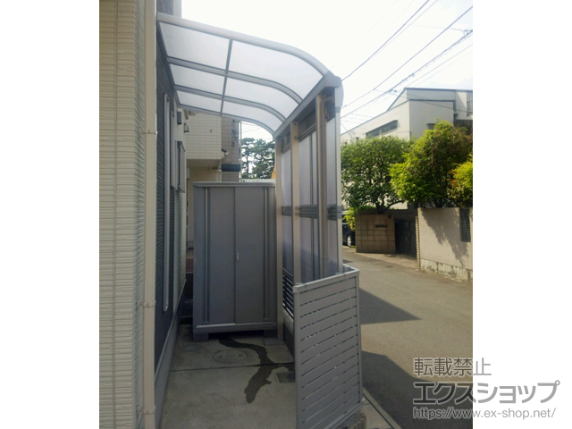 千葉県市川市ののテラス屋根 ヴェクターテラス R型 テラスタイプ 単体 積雪〜20cm対応 施工例