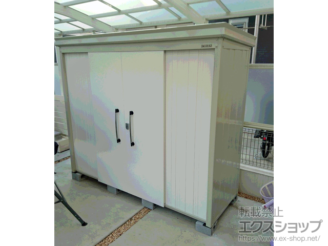 埼玉県新座市のの物置・屋外倉庫 ガーデンハウス DM-Z2509 一般型 2523×923×2120 DM-Z2509-NW 施工例