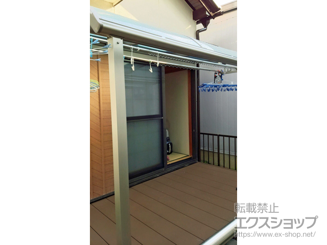 愛知県海部郡蟹江町ののウッドデッキ リウッドデッキ 200 施工例
