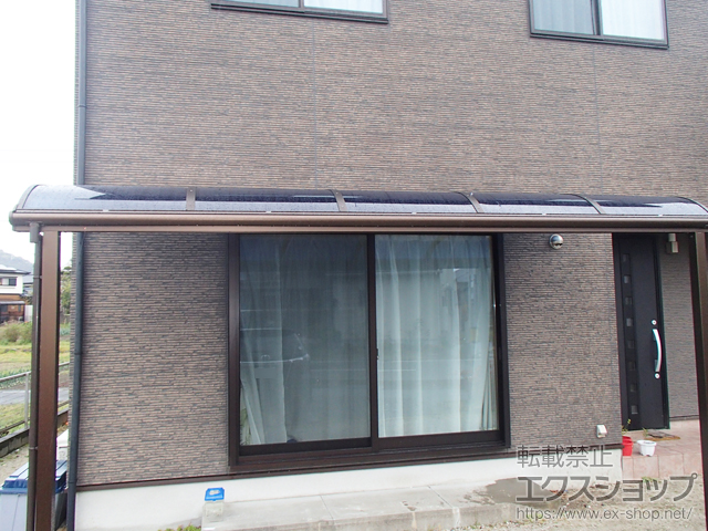 福岡県糟屋郡久山町ののテラス屋根 ヴェクターテラス R型 テラスタイプ 単体 積雪〜20cm対応 施工例