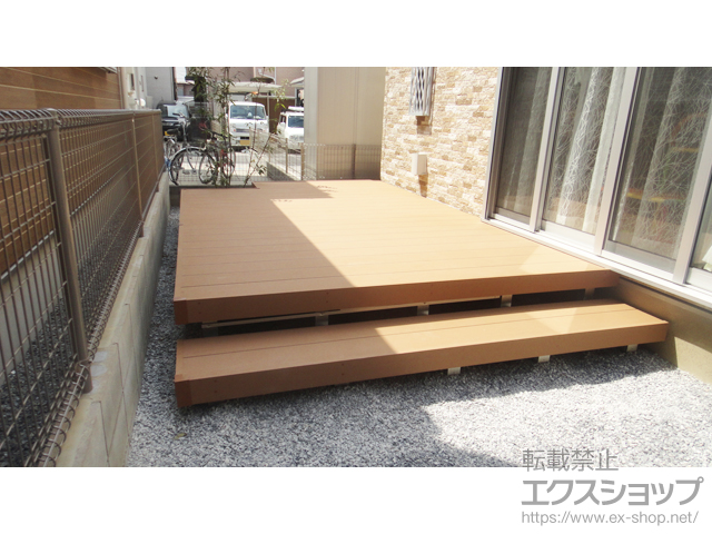 埼玉県川口市ののウッドデッキ リウッドデッキ 200 施工例