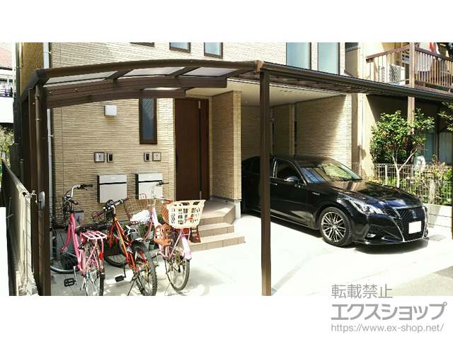 東京都大田区ののサイクルポート・駐輪場 レイナポートグランミニ 積雪〜20cm対応 施工例