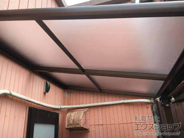 岐阜県各務原市ののテラス屋根 ヴェクターテラス F型 テラスタイプ 単体 積雪〜20cm対応 施工例