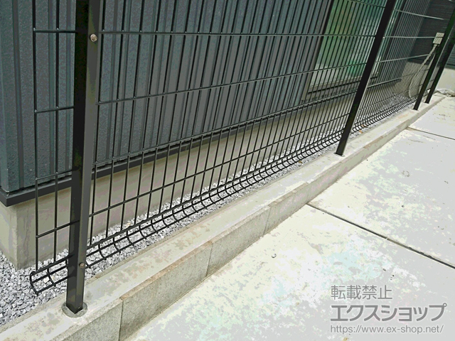 神奈川県横浜市ののフェンス・柵 ハイグリッドフェンスN8型 フリーポールタイプ 施工例