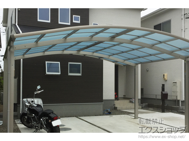 愛知県江南市ののカーポート レイナツインポートグラン　積雪〜20cm対応 施工例