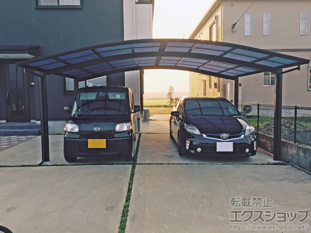 佐賀県杵島郡白石町ののカーポート レイナツインポートグラン　積雪〜20cm対応 施工例