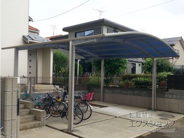 千葉県野田市ののカーポート レイナツインポートグラン　積雪〜20cm対応 施工例