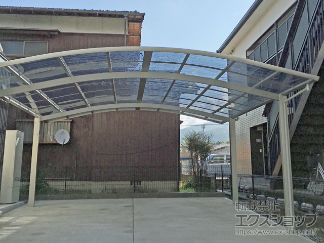 福岡県糟屋郡須惠町ののカーポート レイナツインポートグラン　積雪〜20cm対応 施工例