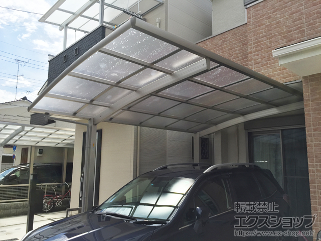 京都府向日市ののカーポート レイナポートグラン　積雪〜20cm対応 施工例