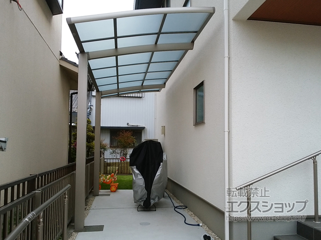 愛知県名古屋市ののサイクルポート・駐輪場 ネスカRミニ (ラウンドスタイル) 積雪〜20cm対応 施工例